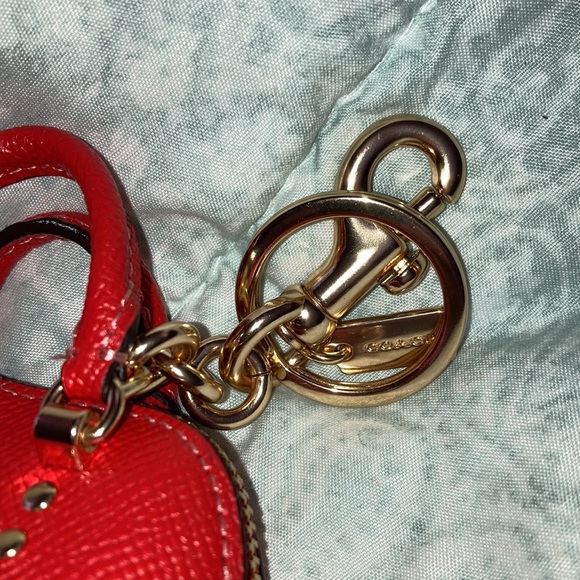 COPY - 🍄RED LEATHER COACH CHARM 🍄 - Picture 6 of 8